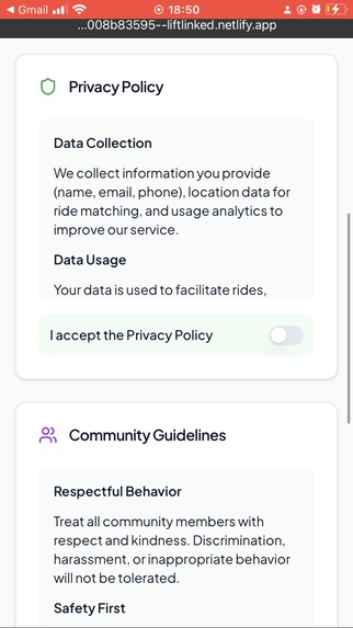 liftlink – screenshot 5