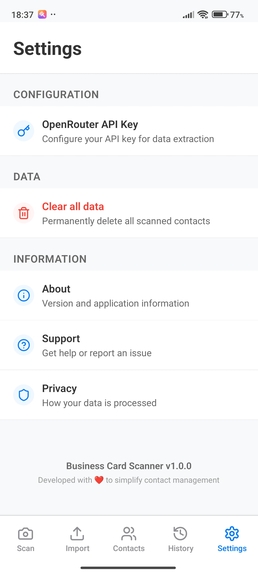 Cardly – screenshot 8