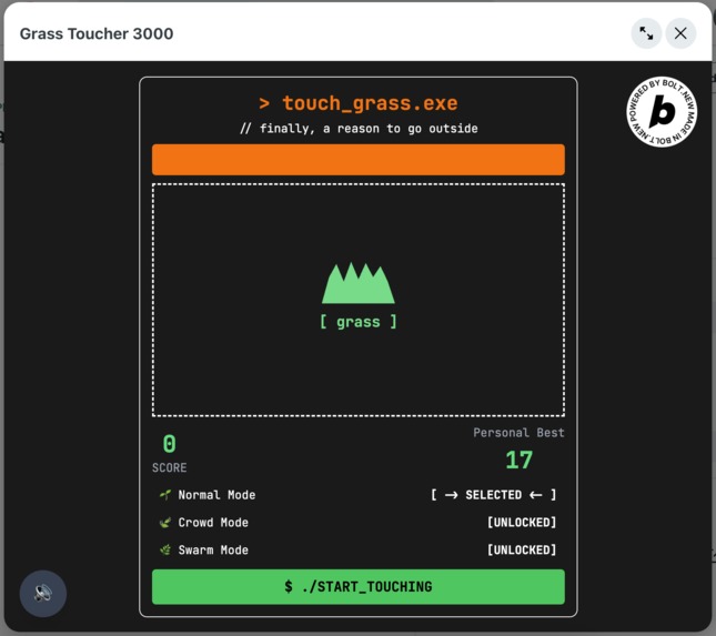 Grass Toucher 3000 – screenshot 1