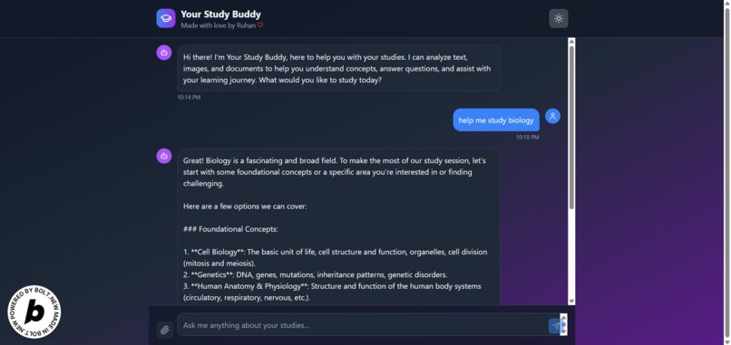 Your Study Buddy – screenshot 1