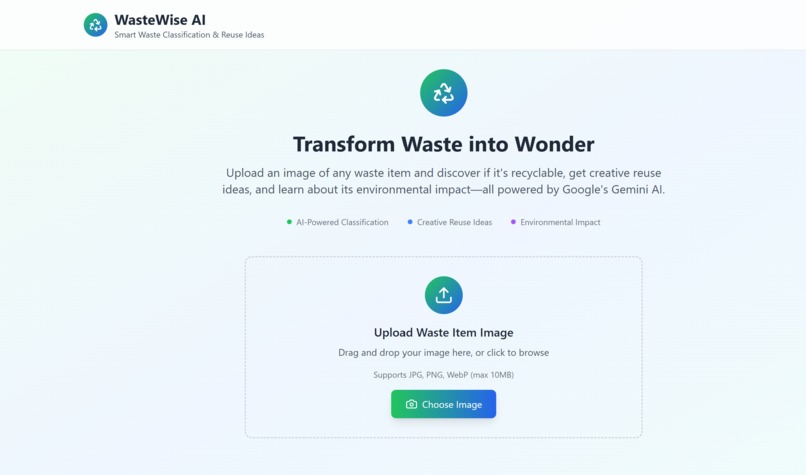 WasteWise AI – screenshot 1
