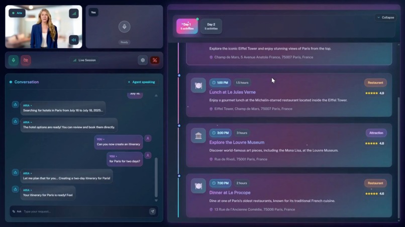 ARIA - Advanced Reservation Intelligence Assistant – screenshot 6