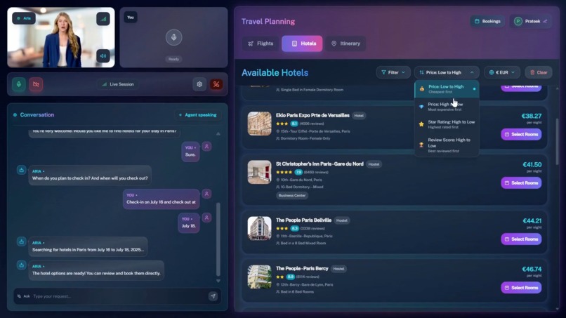 ARIA - Advanced Reservation Intelligence Assistant – screenshot 4