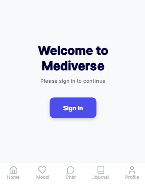 Mediverse: Your Mood-Aware Companion – screenshot 6
