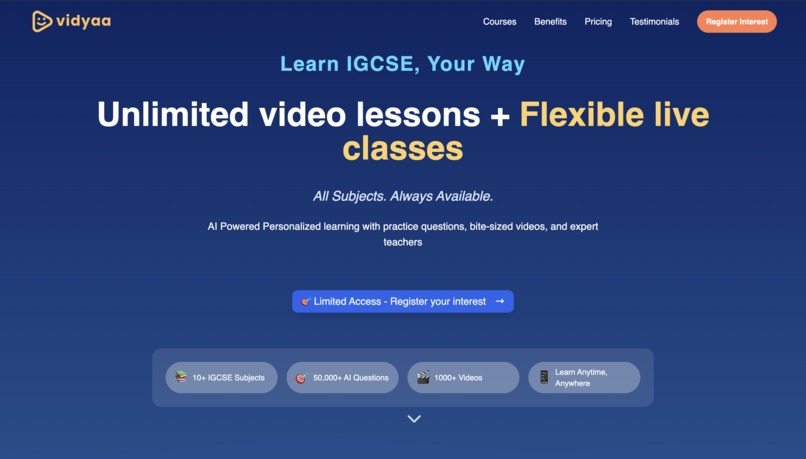 Vidyaa.com – screenshot 1