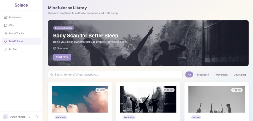 Solace – Conversational Wellness Coach – screenshot 4