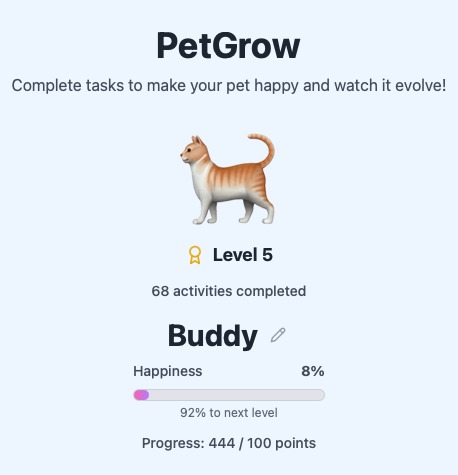 PetGrow – screenshot 4