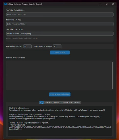 yt-sentiment-analysis – screenshot 1