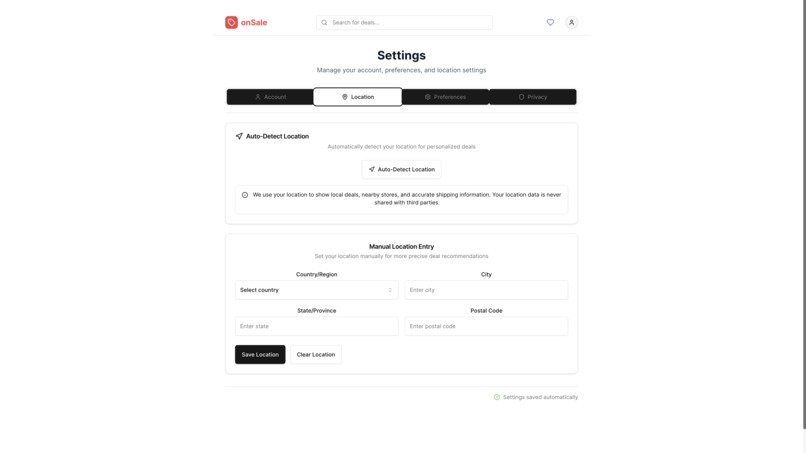 OnSale – screenshot 6