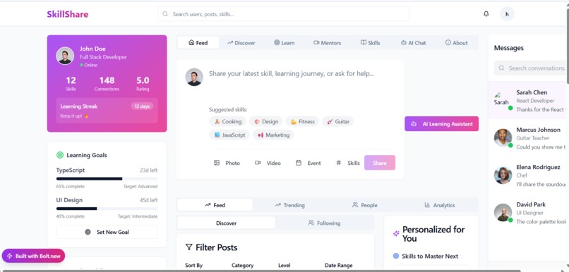  Skill Swap  – screenshot 1
