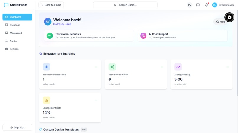 Social Proof – screenshot 3