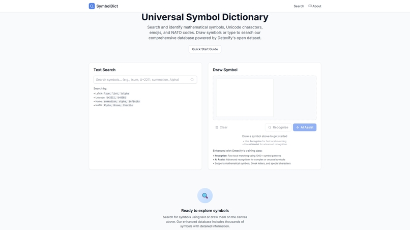 Universal Symbol Dictionary – screenshot 1