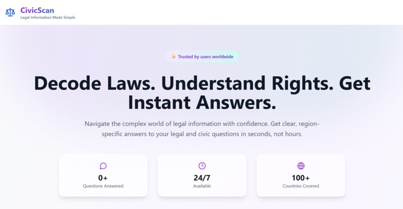 CivicScan – screenshot 1