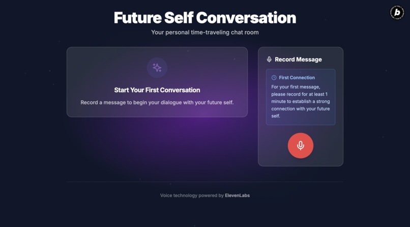 Call your future self – screenshot 2