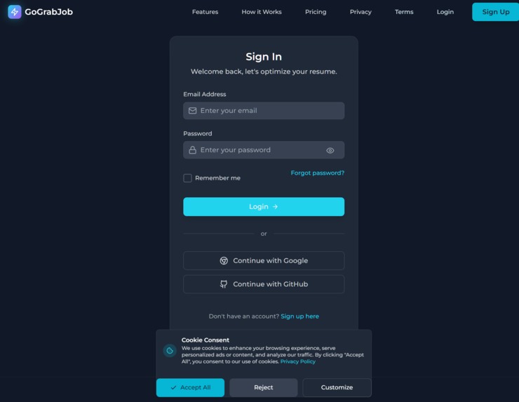 GoGrabJob – screenshot 3