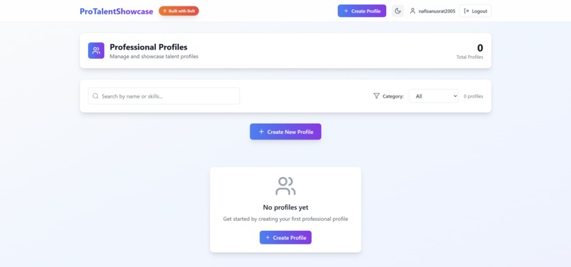 ProTalentShowcase – screenshot 2