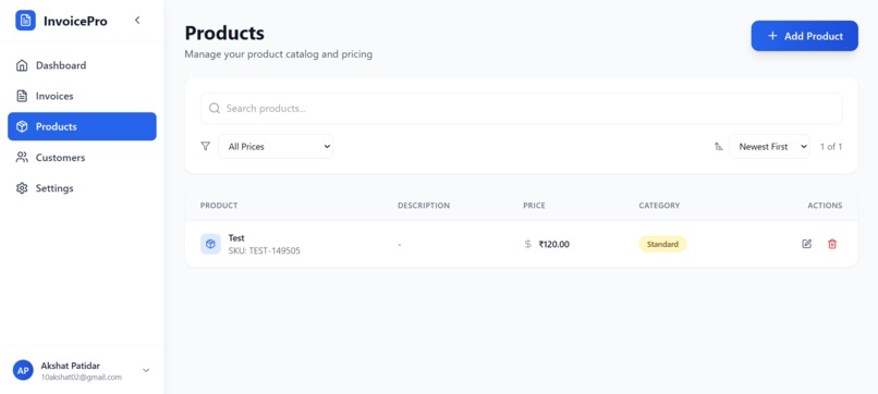 Professional Invoice Management – screenshot 4