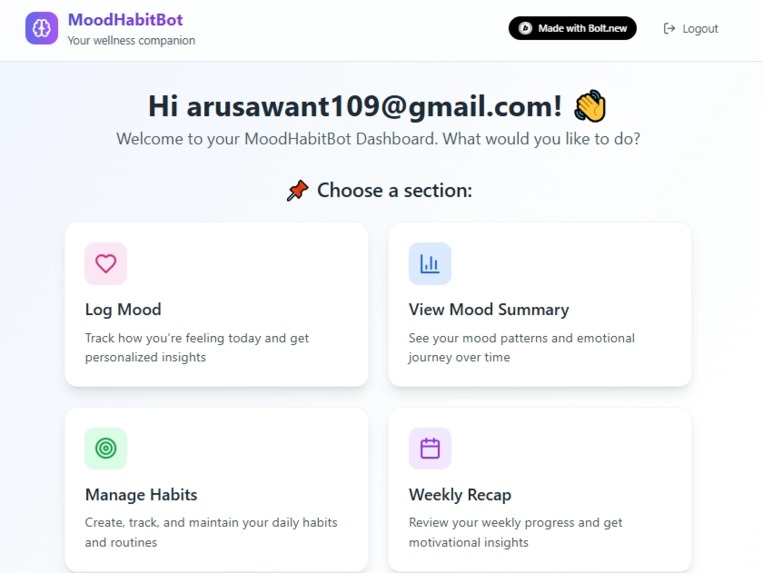 MoodHabitBot – screenshot 2