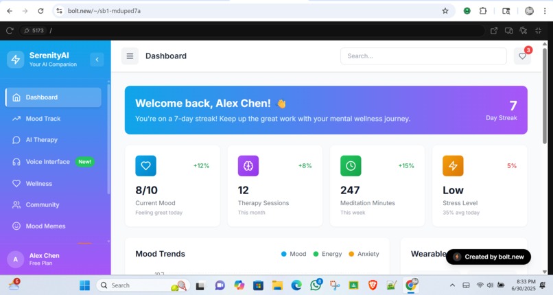 SerenityAI – screenshot 1