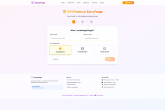 StoryForge: Magical Kids' Stories