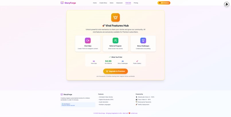 StoryForge: Magical Kids' Stories – screenshot 4