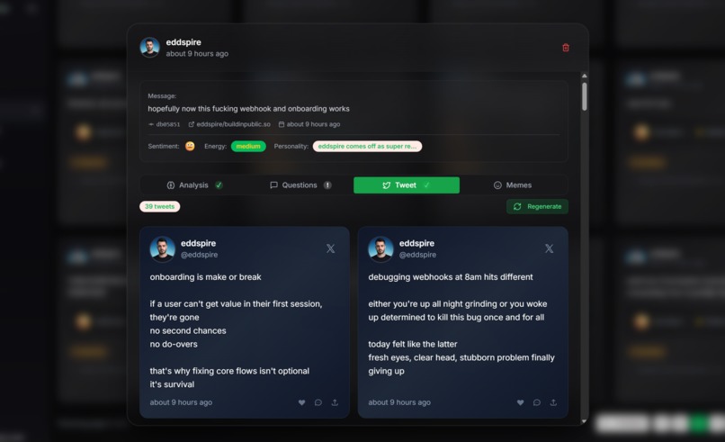 BuildInPublic.so – screenshot 2