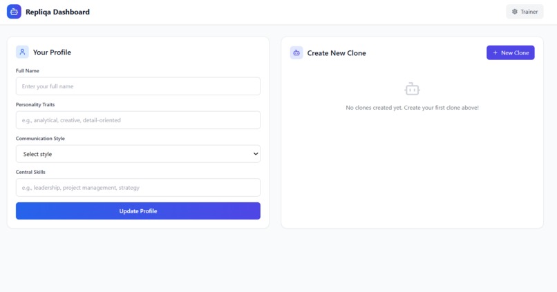 Repliqa — Scale Yourself with AI Clones – screenshot 3