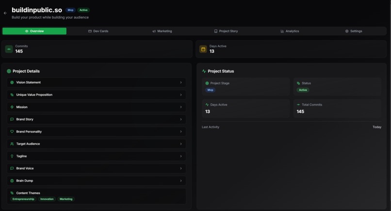 BuildInPublic.so – screenshot 4