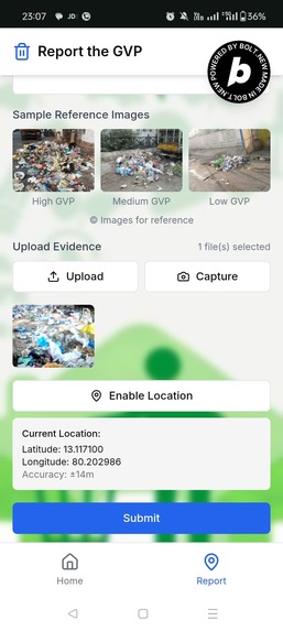 Garbage Vulnerable Points Tracking – screenshot 2