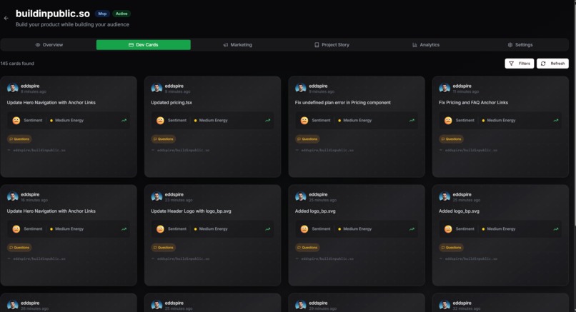 BuildInPublic.so – screenshot 5