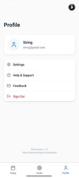 Momentum – screenshot 1