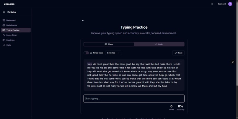 ZenLabs – screenshot 1