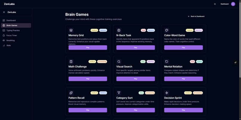 ZenLabs – screenshot 2