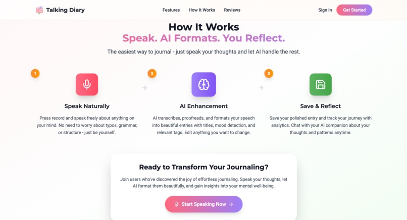 Talking Diary – screenshot 2