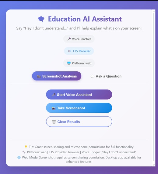 Education AI Assistant – screenshot 1