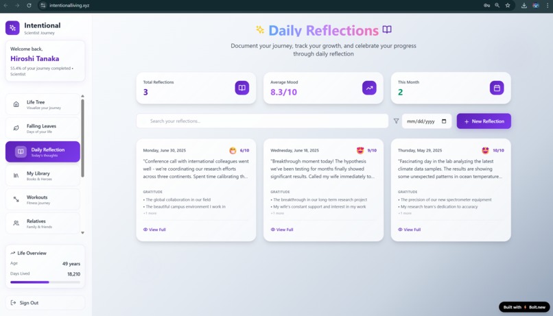Intentional Living – screenshot 6