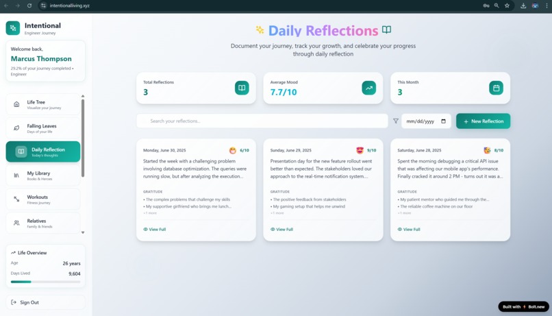 Intentional Living – screenshot 5