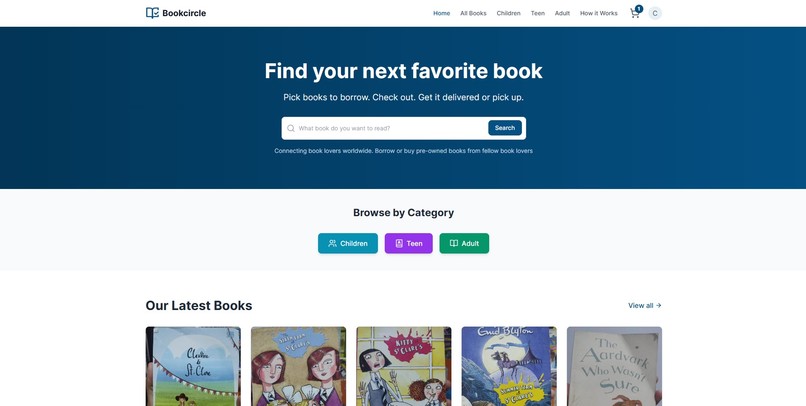 Bookcircle – screenshot 1