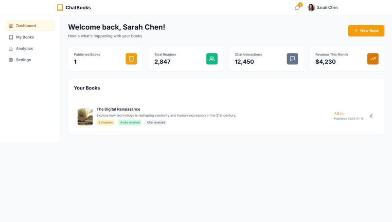 ChatBooks – screenshot 2