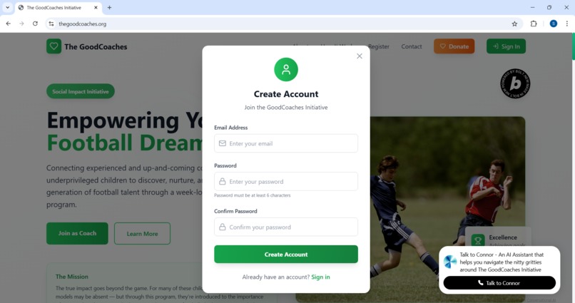 The GoodCoaches Initiative – screenshot 3