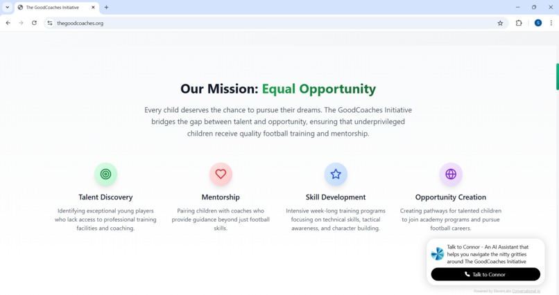 The GoodCoaches Initiative – screenshot 4