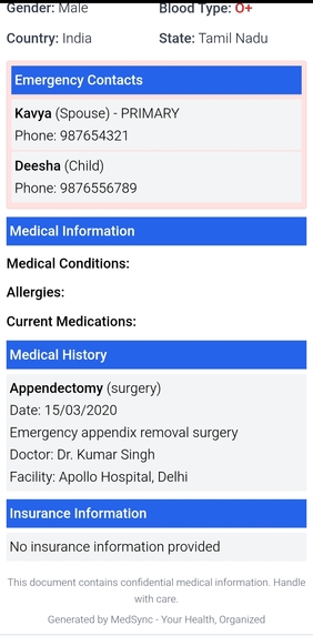 Medsync – screenshot 4