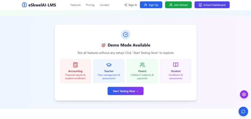 eSkwelAI-LMS – screenshot 4