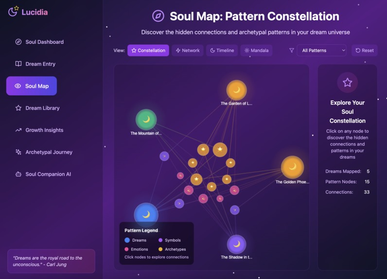 Lucidia - Map Your Soul’s Journey Through Dreams – screenshot 3