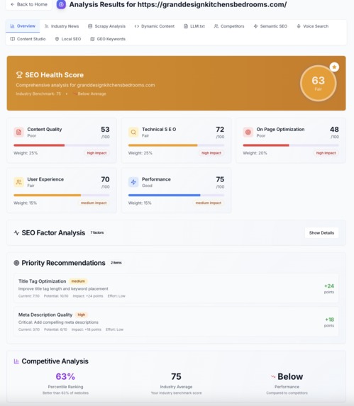 AI SEO DOJO – screenshot 2