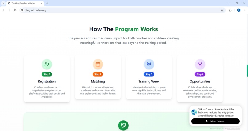 The GoodCoaches Initiative – screenshot 6