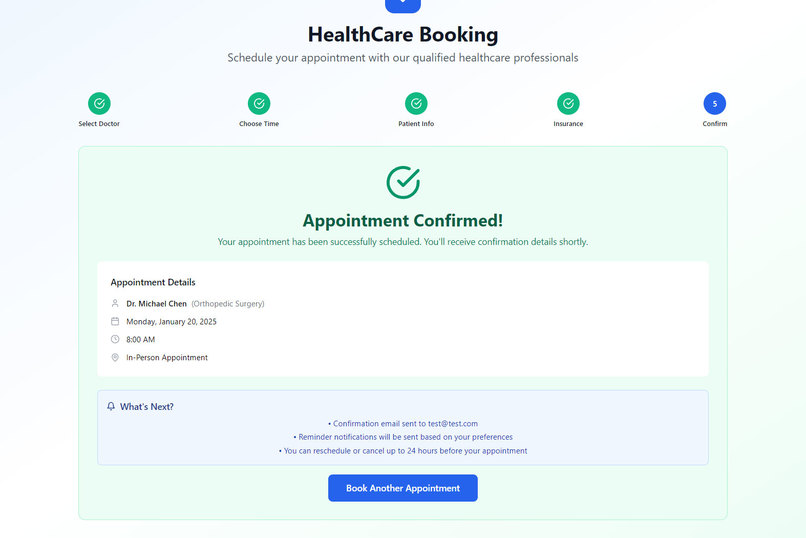 HealthCare Booking – screenshot 6