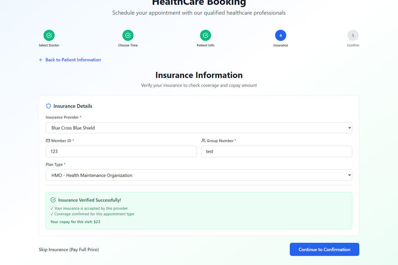 HealthCare Booking – screenshot 4