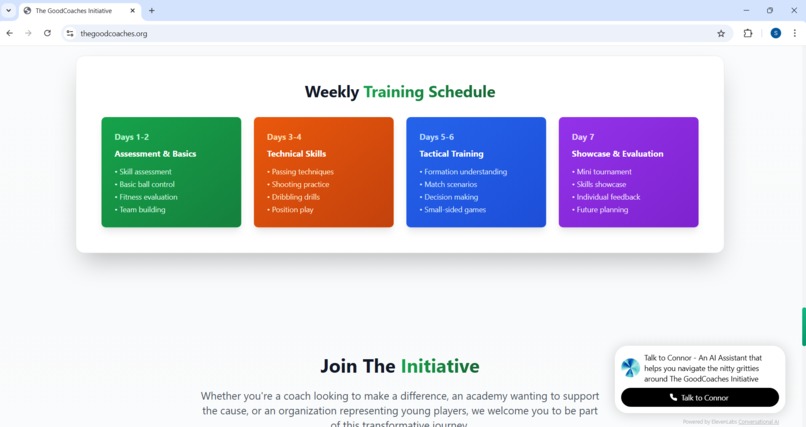 The GoodCoaches Initiative – screenshot 9