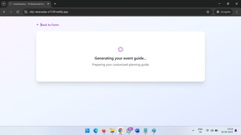 EventGenius – screenshot 1
